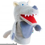 HABA Eat it up Wolf Glove Puppet with Built in Belly Bag to Feed The Hungry Wolf  B07465PS64